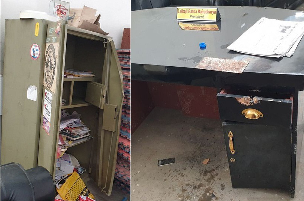 पैसा चोर्न आएको समूह रित्तो हात फर्कनुपरेपछि...
